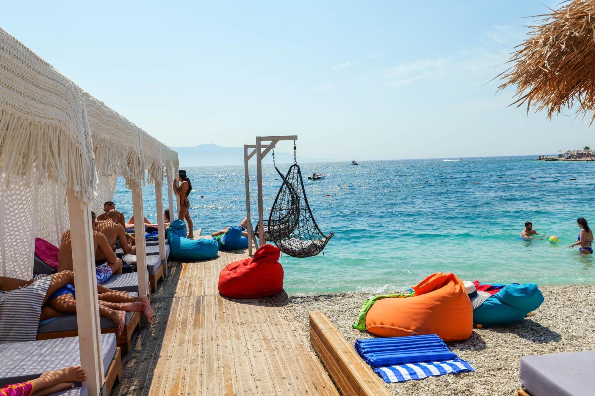 Vila Era Beach Sarandë Exterior foto