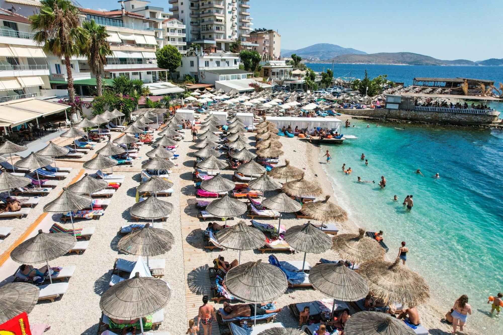 Vila Era Beach Sarandë Exterior foto