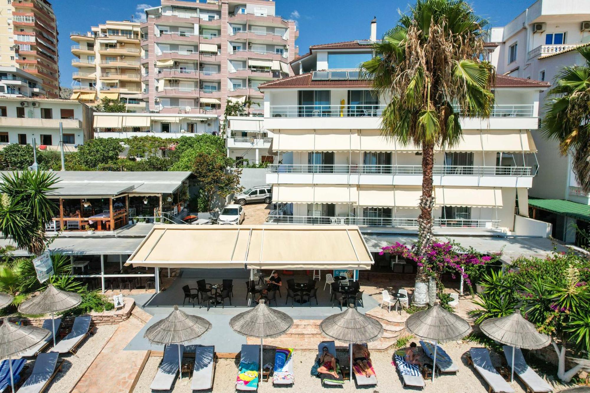 Vila Era Beach Sarandë Exterior foto