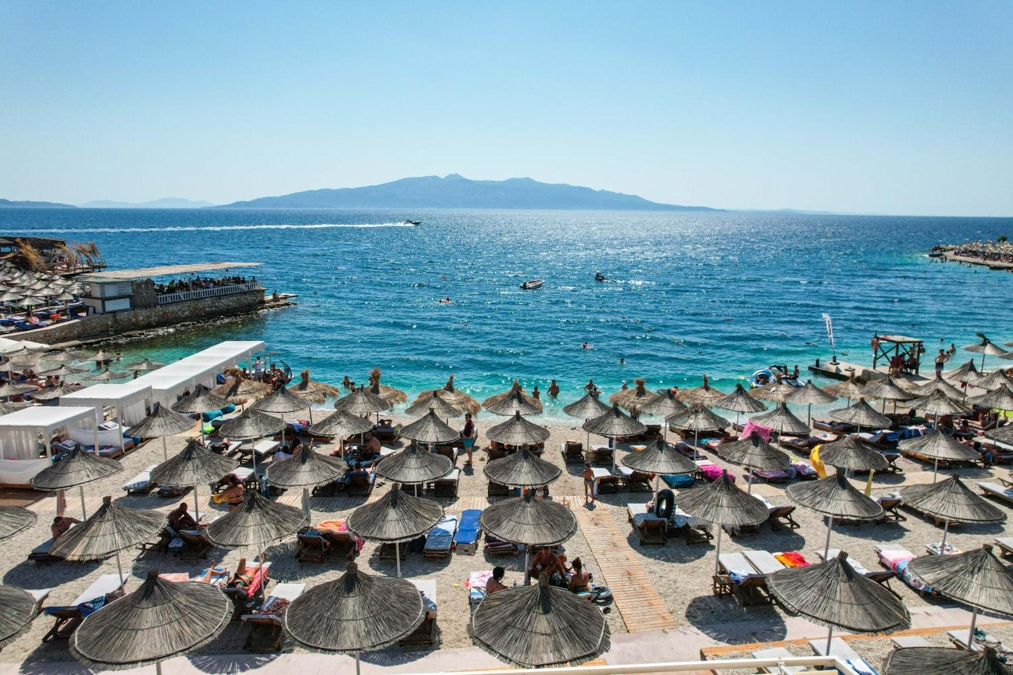 Vila Era Beach Sarandë Exterior foto