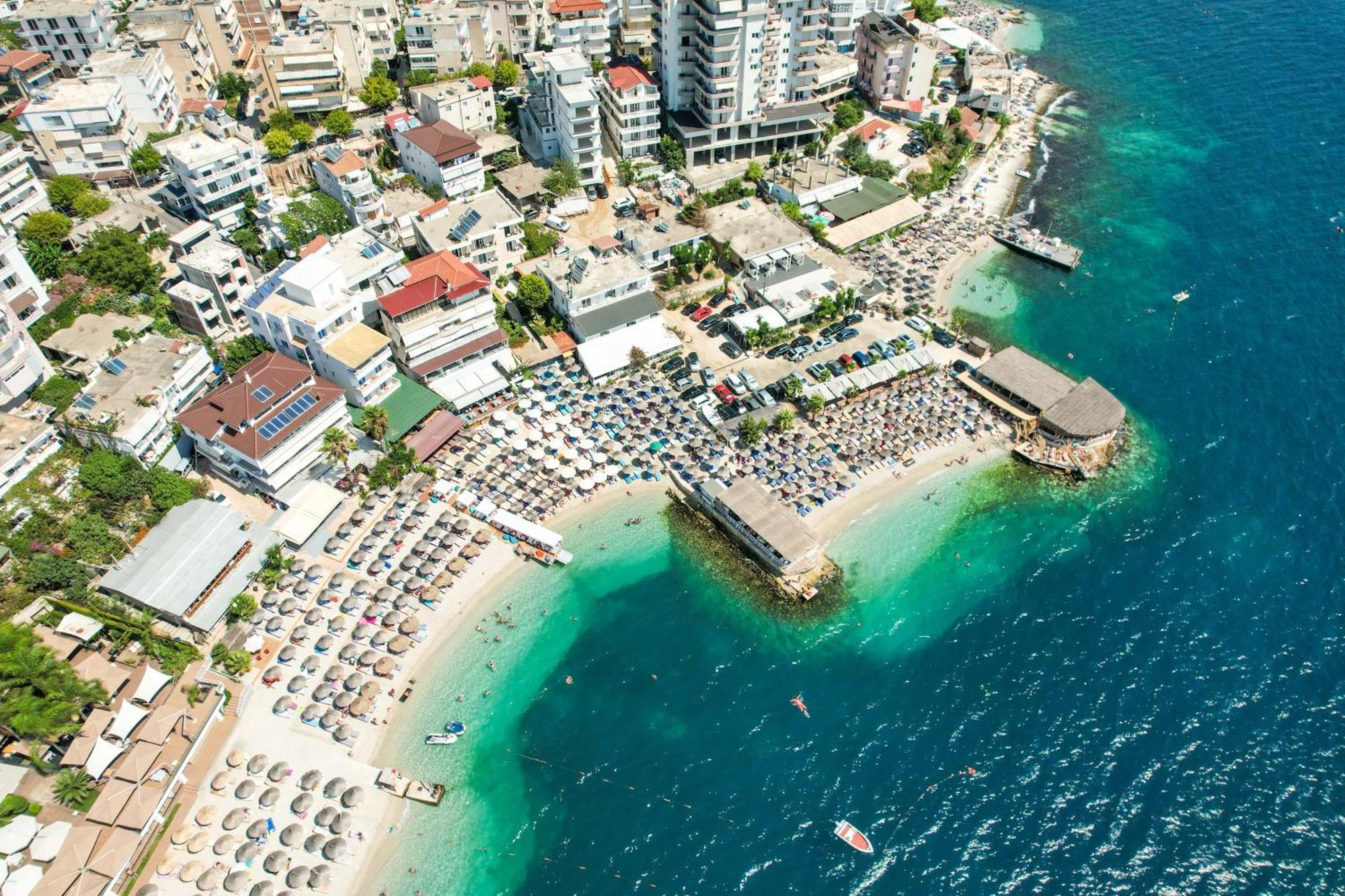 Vila Era Beach Sarandë Exterior foto