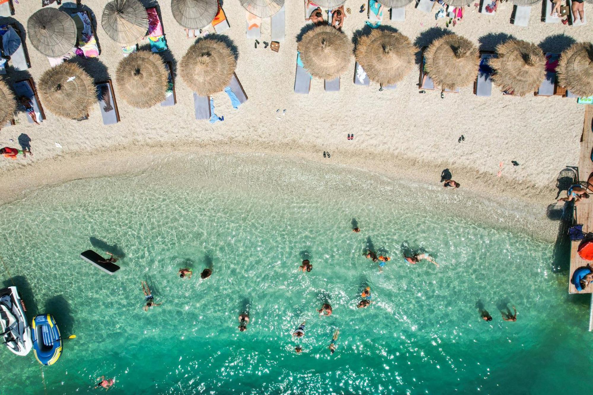 Vila Era Beach Sarandë Exterior foto