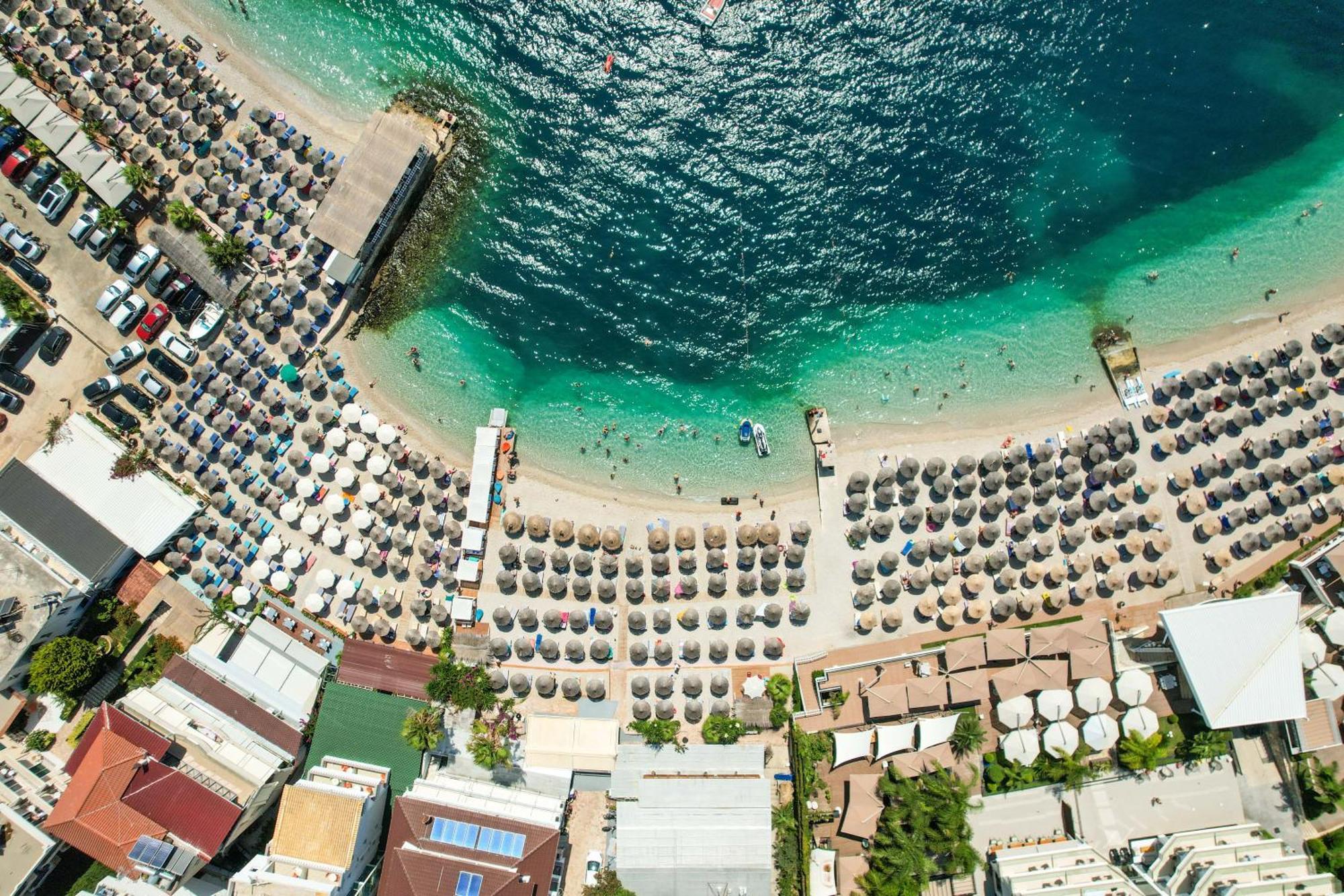 Vila Era Beach Sarandë Exterior foto